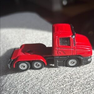 Siku Scania T-Series Tractor Unit Diecast Truck Red hot wheels like